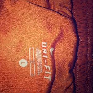 Nike Orange DriFit Shorts
